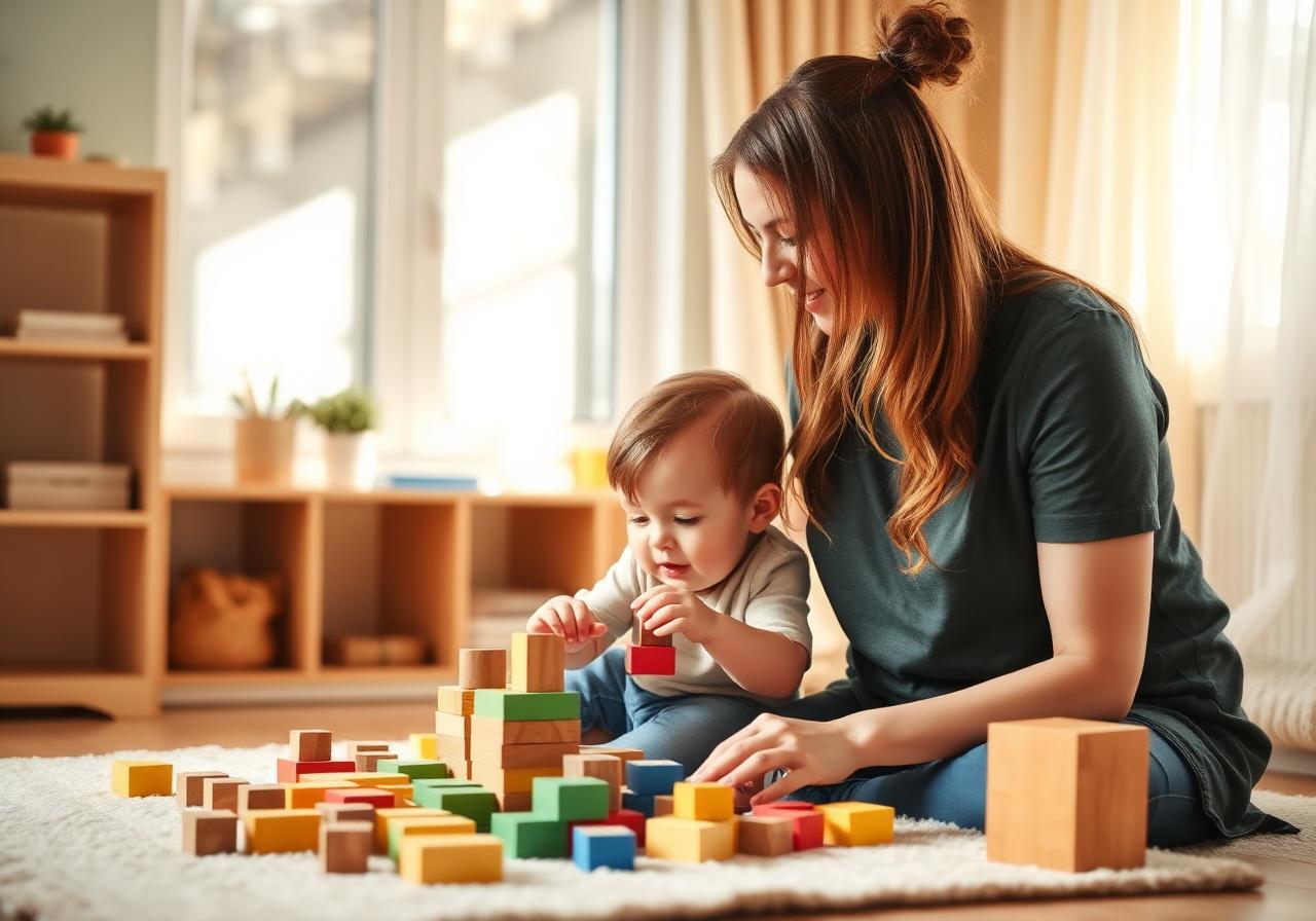Niño en sesión de terapia